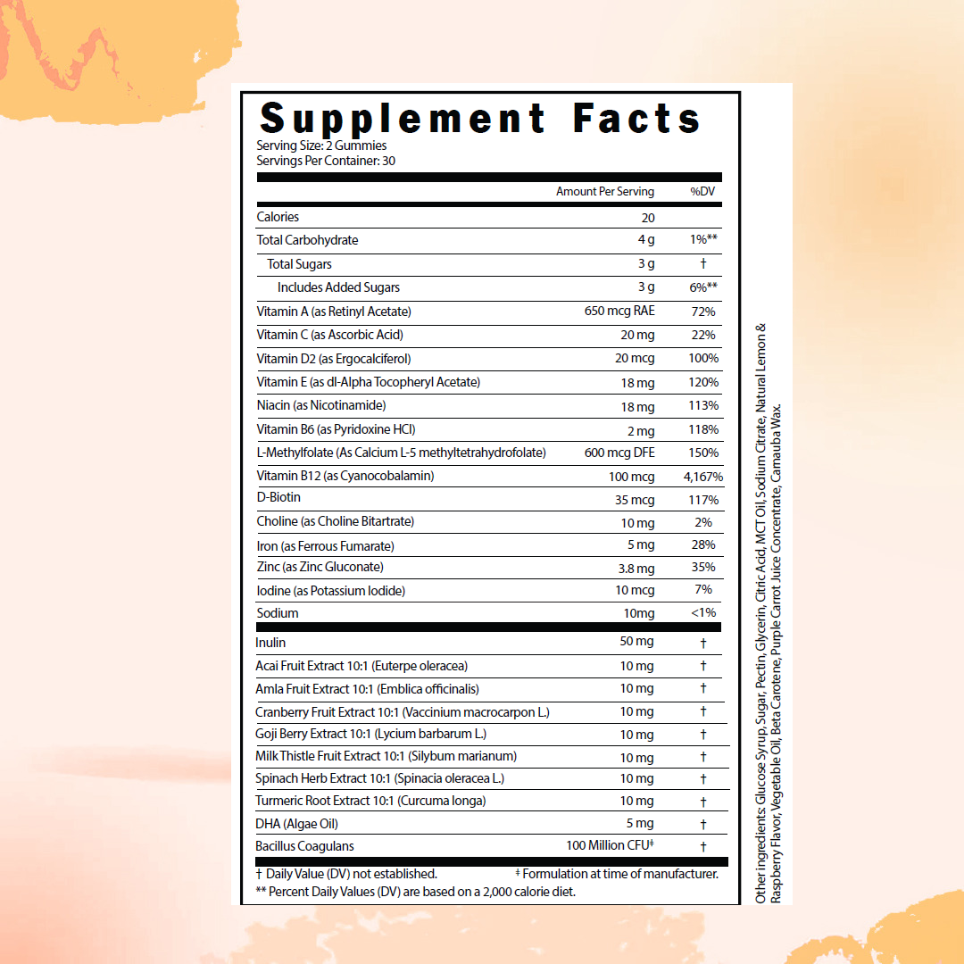 Everher Multivitamin Gummies - 1 Month Supply